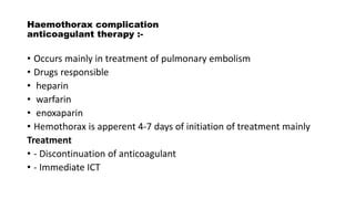 Haemothorax | PPT