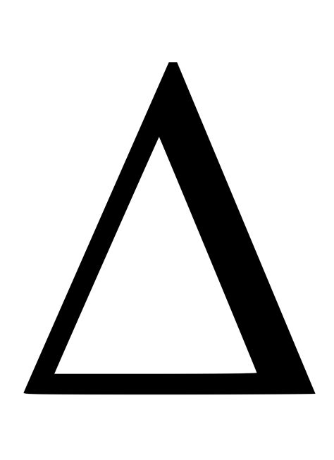 Delta Greek Letter Symbol