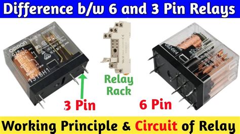 Difference Bw 3 And 6 Pin Relays । Working And Circuit Of Relays