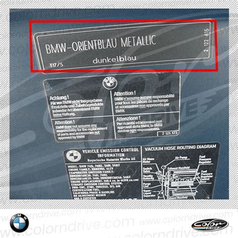 How Can I Find My BMW Color Code? – The Touch Up Paint