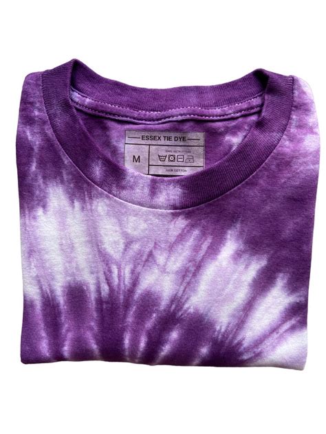 Deep Purple 2 Tone Spiral Tie Dye T Shirt Adult Youth Unisex Xs S