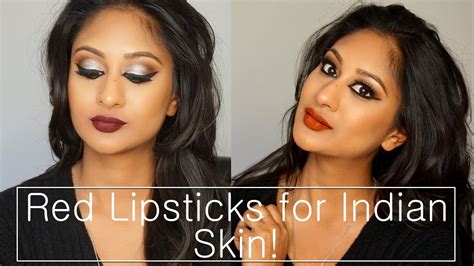 Red Lipstick For Dark Indian Skin