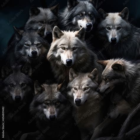 the intricate social hierarchy of a wolf pack, delving into the roles ...