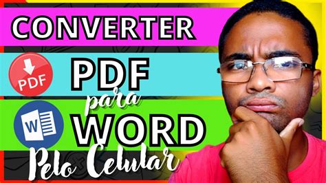 Como CONVERTER DOCUMENTO PDF Para WORD No CELULAR CONVERTER PDF Para