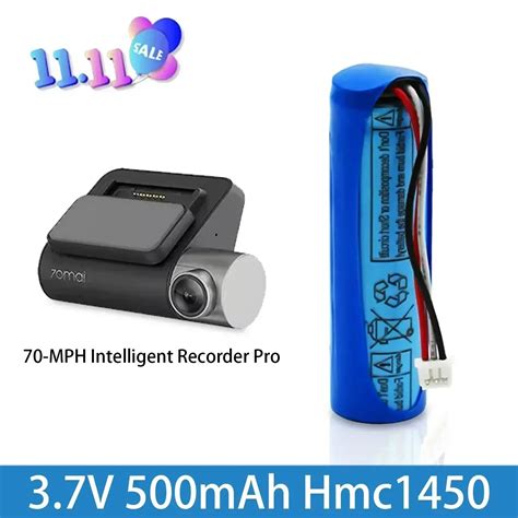 Литиевая батарея Hmc1450 для видеорегистратора, 3,7 В, 500 мАч | AliExpress