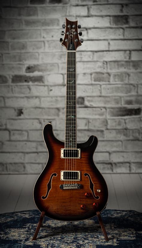 Prs Se Hollowbody Ii Piezo Black Gold Burst Ctcf Lauzon Music