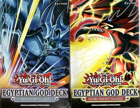 Yu Gi Oh Egyptian God Decks Slifer The Sky Dragon Obelisk The