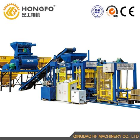 Qt Hydraulic Vibration Concrete Hollow Brick Production Line Block