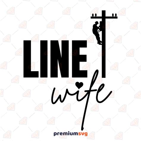 Line Wife Svg File For Cricut Silhouette Premiumsvg