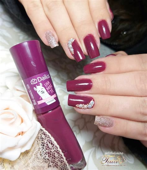 22 Modelos De Unhas Perfeitas Esmaltes Roxos