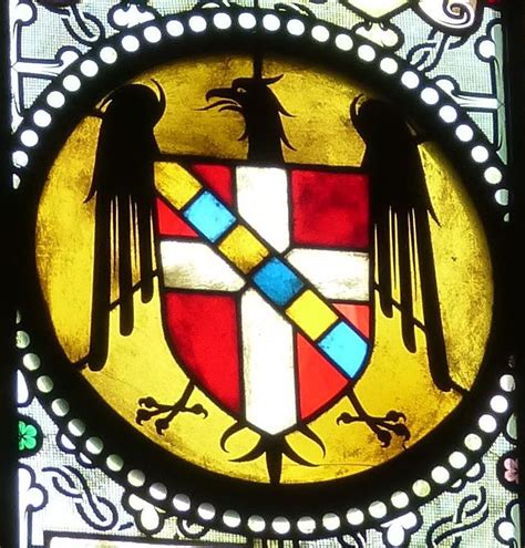 Blason D Un Vitrail De La Cath Drale De Lausanne Suisse