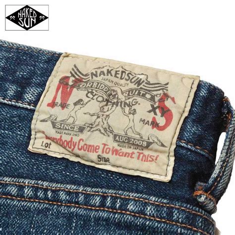 naked sun RED LINE 5POCKET TIGHT STRETCH FLARE NS010007 IND USED WASH NAKED SUN ネイキッドサン