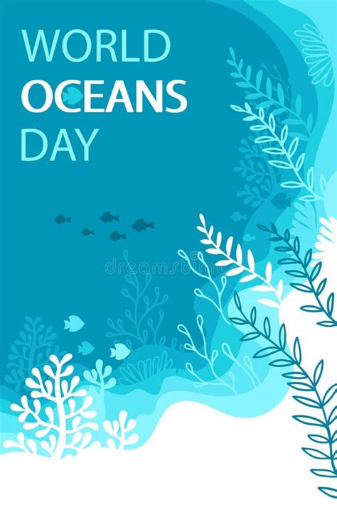 World Oceans Day Background Design Stock Illustrations 1 492 World