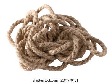 Rope Isolated On White Background Knots Stock Photo 2194979431 | Shutterstock