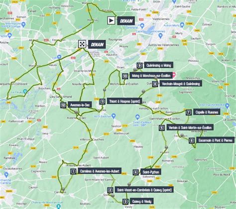 Stage Profiles Grand Prix De Denain Porte Du Hainaut One Day Race