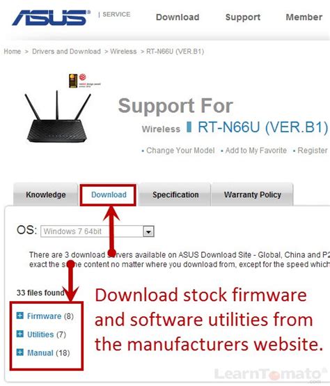 How to Update Router Firmware on the ASUS RT-N66U