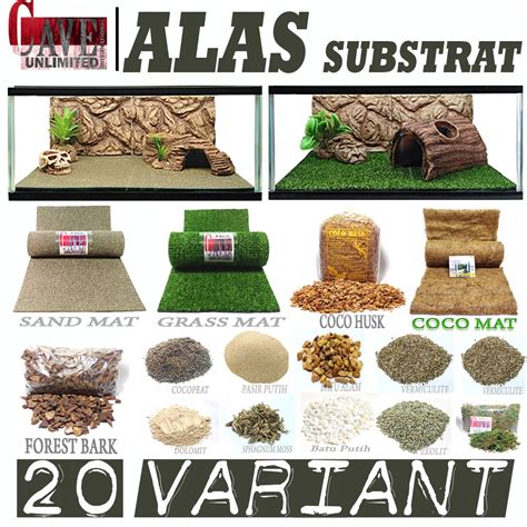 Jual Varian Alas Kandang Hewan Substrate Bedding Media Reptile