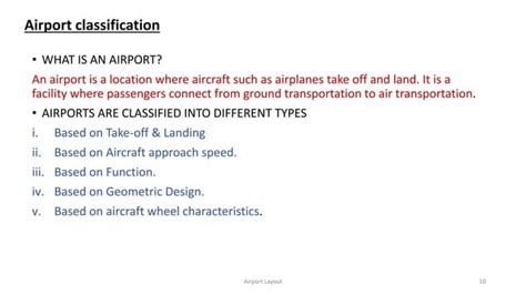 Airport layout | PPT