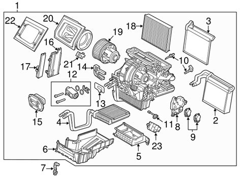 Ford C Max Oem A C Evaporator Core And Case Assembly Bv Z