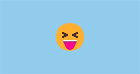 Cara Con Ojos Cerrados Y Lengua Fuera Emoji On Microsoft Windows 11 22H2