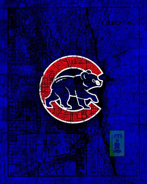 Chicago Cubs Art Chicago Cubs Poster Available In by McQDesign