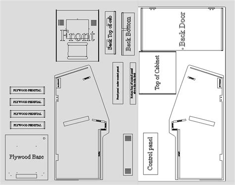 Midway Arcade Cabinet Plans | Cabinets Matttroy