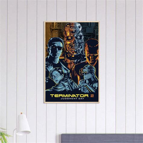 Terminator 2 Judgment Day Movie Poster, Terminator Movie Poster for ...