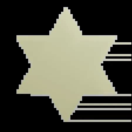 6 Pointed Star 3D Icon download in PNG, OBJ or Blend format