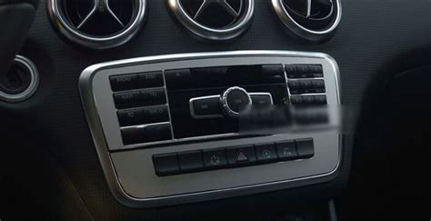 Car Central Control Button Frame Cover For Mercedes Benz Cla C W