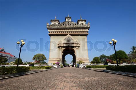 Patuxai , Vientiane,Laos | Stock image | Colourbox