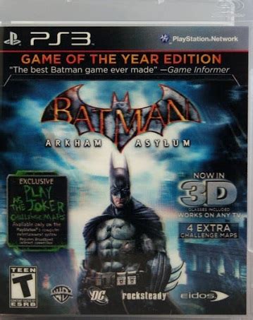 Tgdb Browse Game Batman Arkham Asylum Game Of The Year Edition