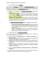 Cuestionario De Finanzas Y Eeff Pdf Prueba Finanzas Y Estados