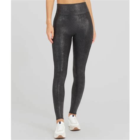 Spanx Faux Leather Snake Legging Matte Snake Annadiva