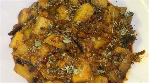 Aloo Baingan Sabzi Recipe By Eve S Food Youtube