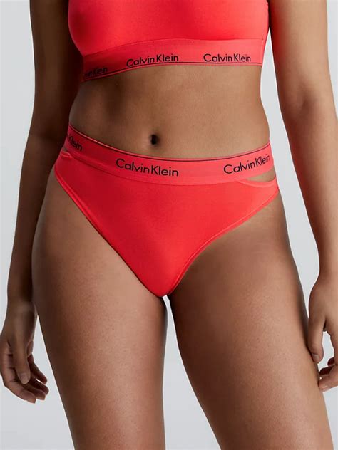 High Leg Tanga Ck Deconstructed Calvin Klein® 000qf7280e3gz