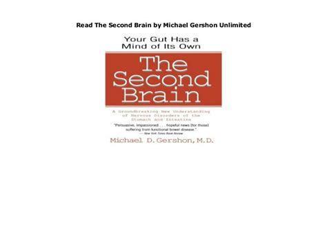 Read The Second Brain by Michael Gershon Unlimited