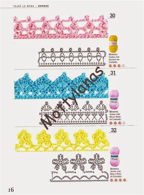 Como Hacer Bordes En Crochet Revistas De Manualidades Gratis