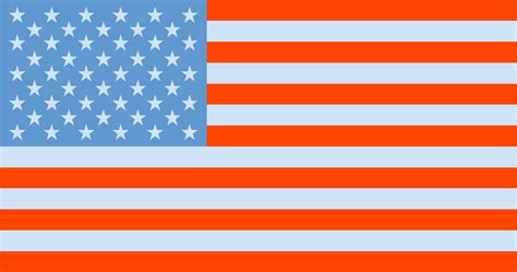 USA flag with Reddit colors : r/vexillology