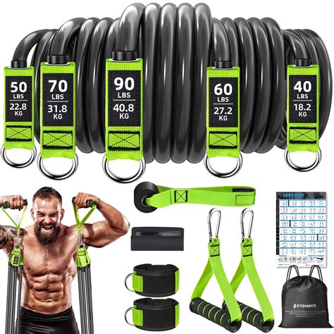 Resistance Bands, 310LBS Heavy Duty Exercise Bands for Working Out