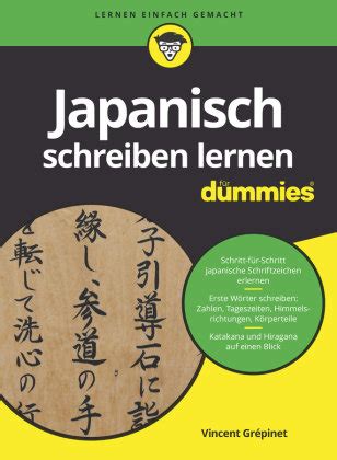 Japanisch schreiben lernen für Dummies Wiley VCH Dummies Książka w