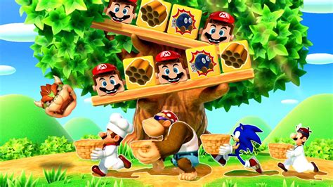 Mario Party Superstars All Minigames Sonic Vs Dr Luigi Vs Funky Kong