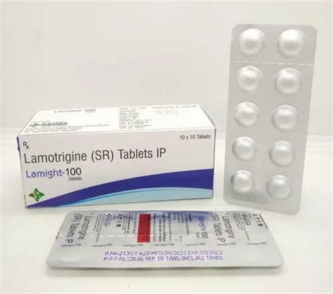 Lamotrigine 100 Mg Tablets Lamight 100 10 X 10 Prescription At Rs 1240box In Sas Nagar