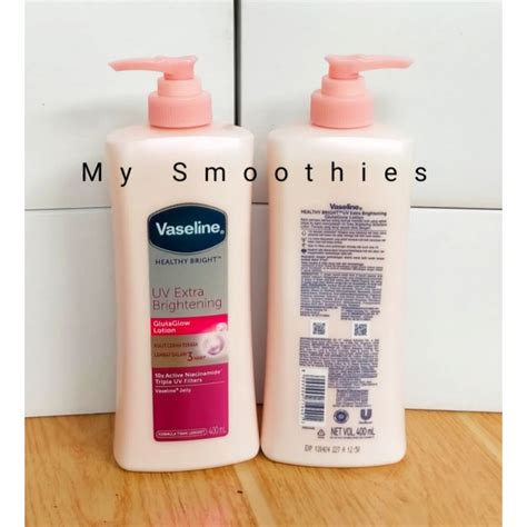 Vaseline Healthy Bright Uv Extra Brightening Gluta Glow Lotion Ml