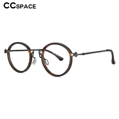 53813 Retro Round Anti Blue Light Glasses Frame Men Women Optical Fashion Computer Eyeglasses Wish