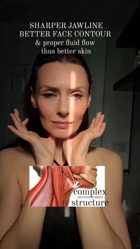 Face Contouring Tutorial Sharper Jawline Exercise Double Chin