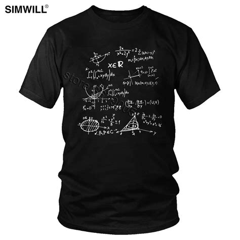 Mathematical Formula Science T Shirt Cool Mathematics T Shirts Unique