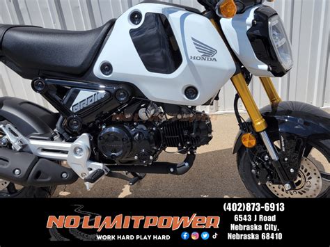 Honda Grom Abs Pearl White No Limit Power Inc