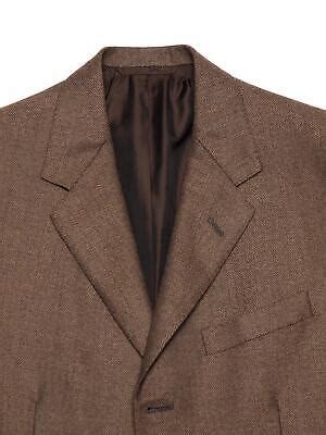 OXXFORD CLOTHES Herringbone Wool Cashmere Sport Coat Blazer Bespoke 42R