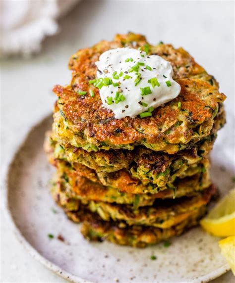 Zucchini Fritters Easy And Crispy Recipe Wellplated