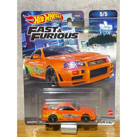 Hot Wheels 風火輪 NISSAN SKYLINE GT R R 膠胎 蝦皮購物